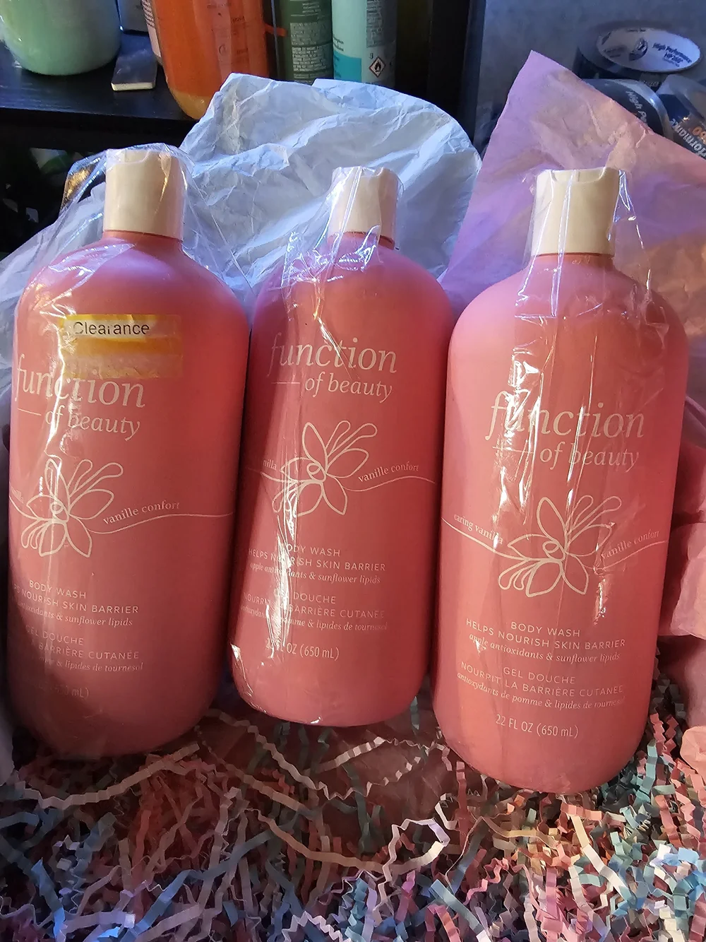 Function of Beauty Vanilla Comfort Body Wash - Pink